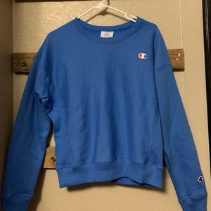 🔥BLUE champion sweatshirt!!
